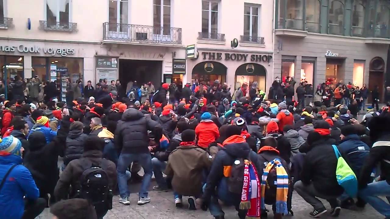 Supporters de Nicosie a Lyon