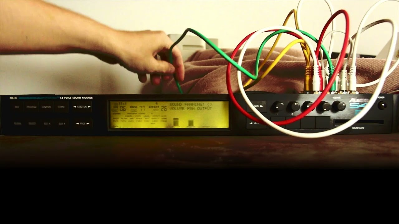 Aleatoric Music From Modified Alesis S4 Demo