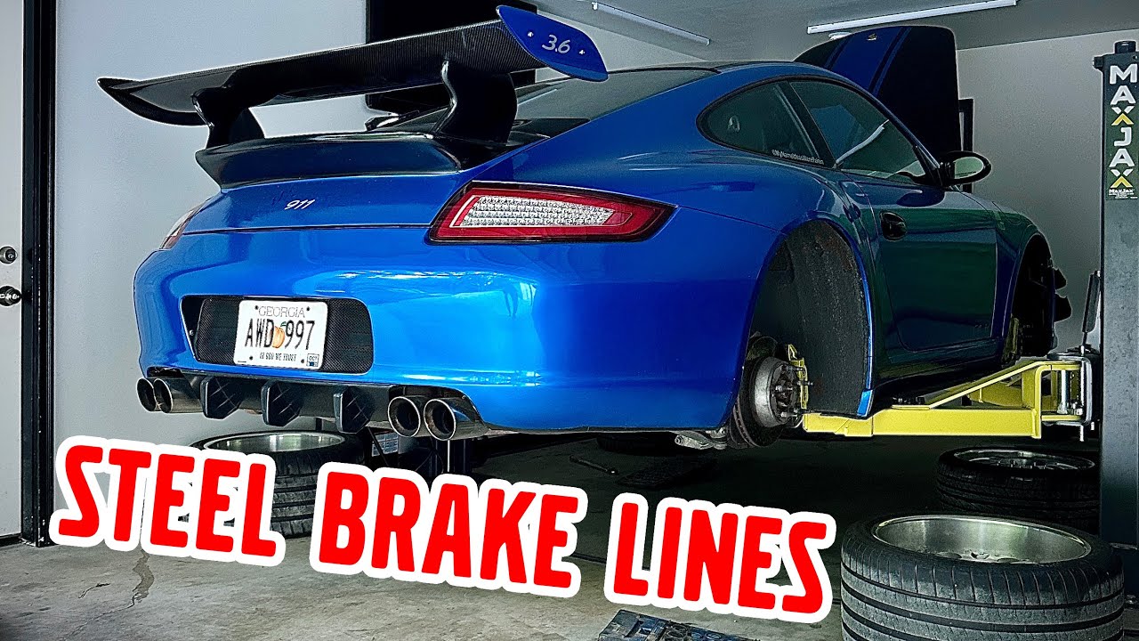Porsche 997, Brake Line Replacement