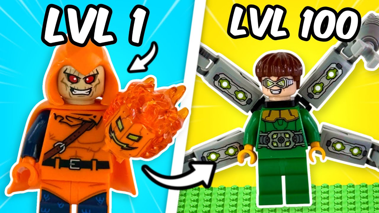 Злодеи LEGO Человек-паук, уровни 1-100