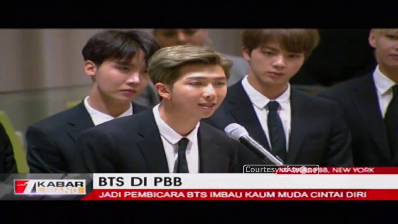 Boyband K-Pop BTS Menjadi Pembicara di PBB