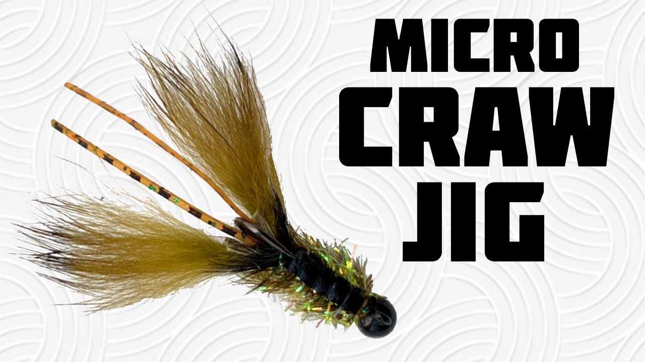 Вязание блесны MICRO CRAW для ловли краппи и мелкой рыбы