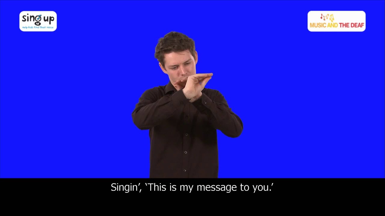 'Three little birds'  | British Sign Language