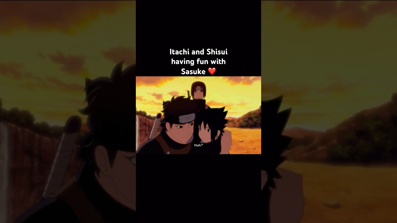 Itachi and Sasuke with shisui ❤️