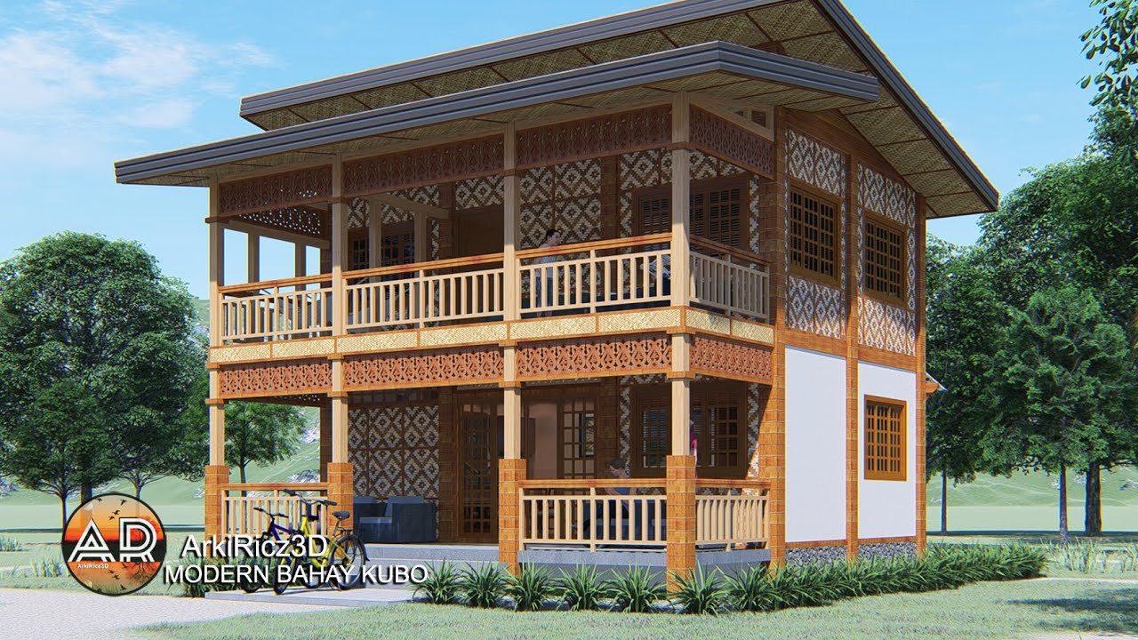 AMAKAN NATIVE HOUSE BAHAY KUBO DESIGN | 3 BEDROOM l 8X8 M. | 128 SQ.M. l NATIVE HOUSE