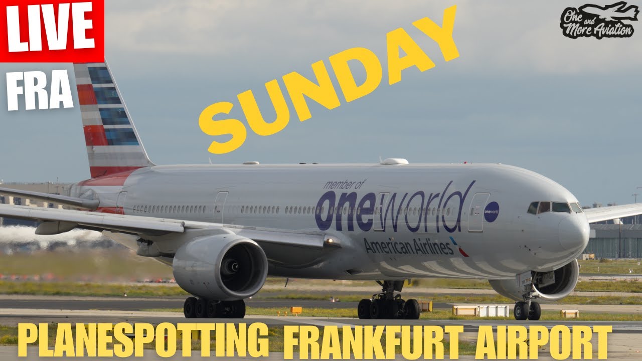 🔴Live Sunday Planespotting Frankfurt Airport Winterflugplan-Begin ⏰