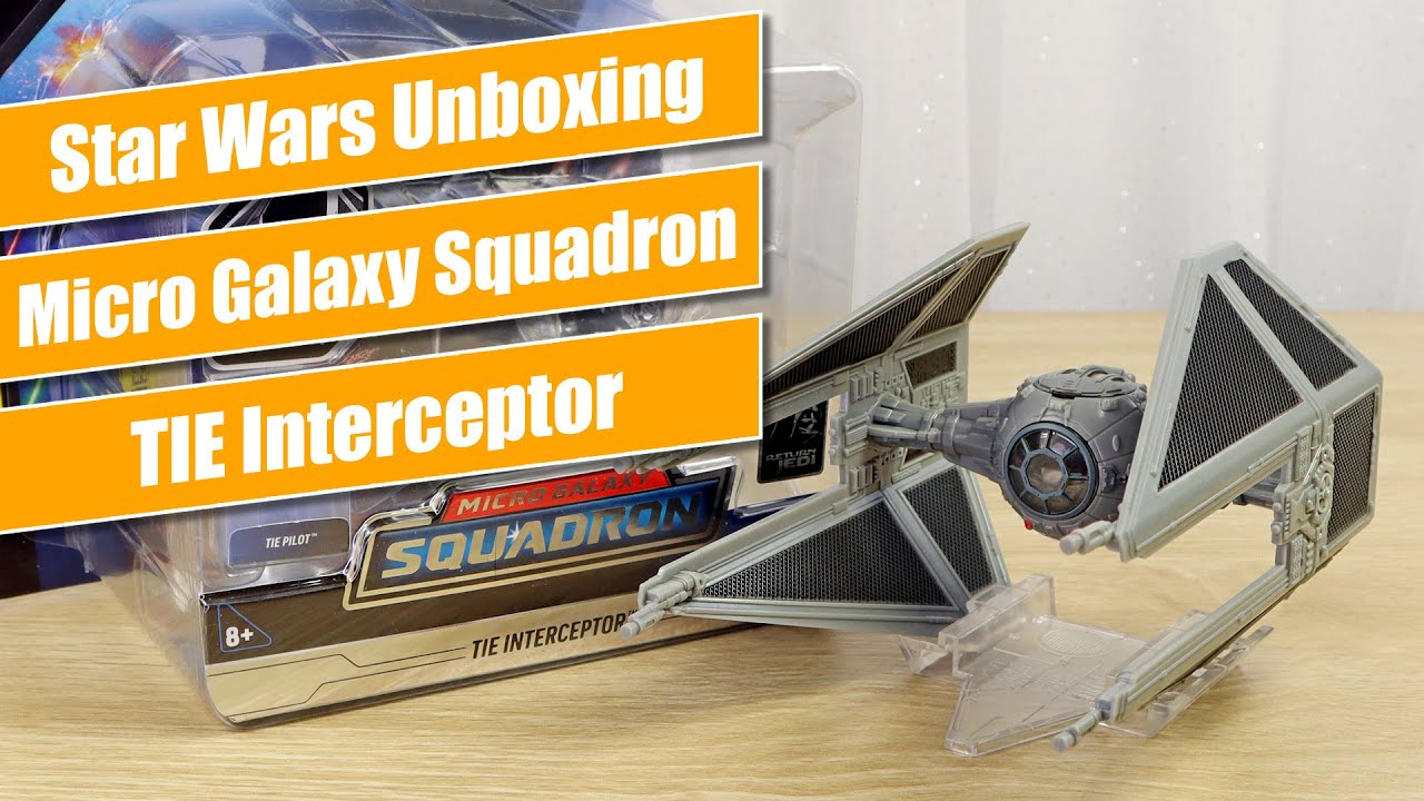 Micro Galaxy Squadron TIE Interceptor - Star Wars Unboxing