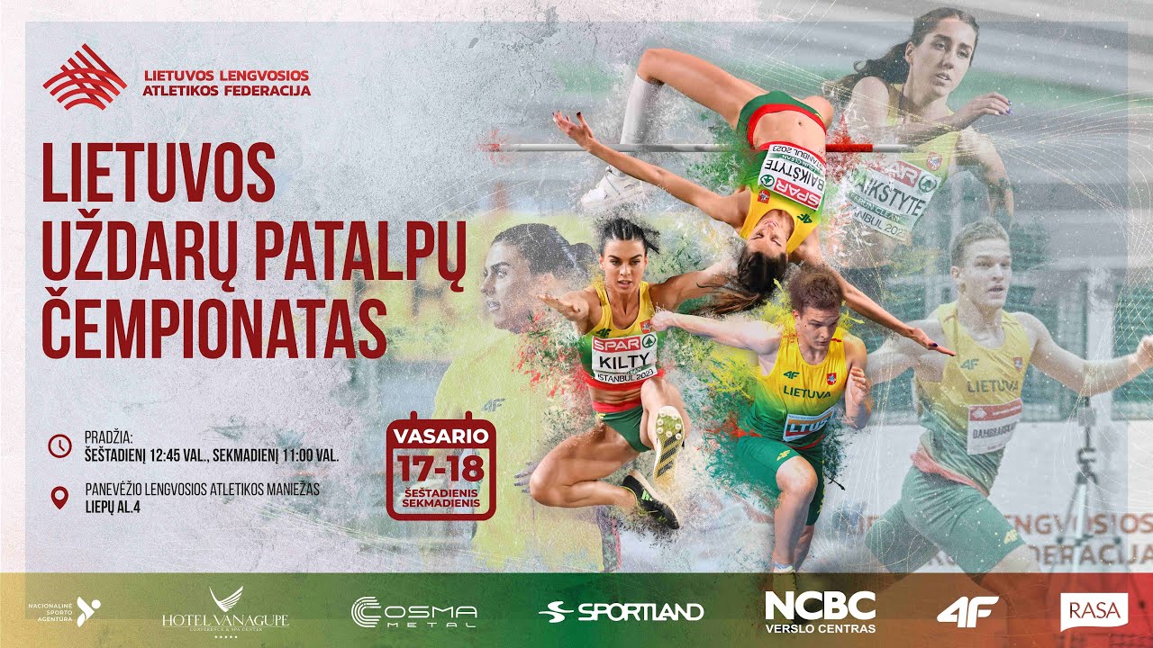 Lietuvos lengvosios atletikos uždarų patalpų čempionatas '24.Pirma diena