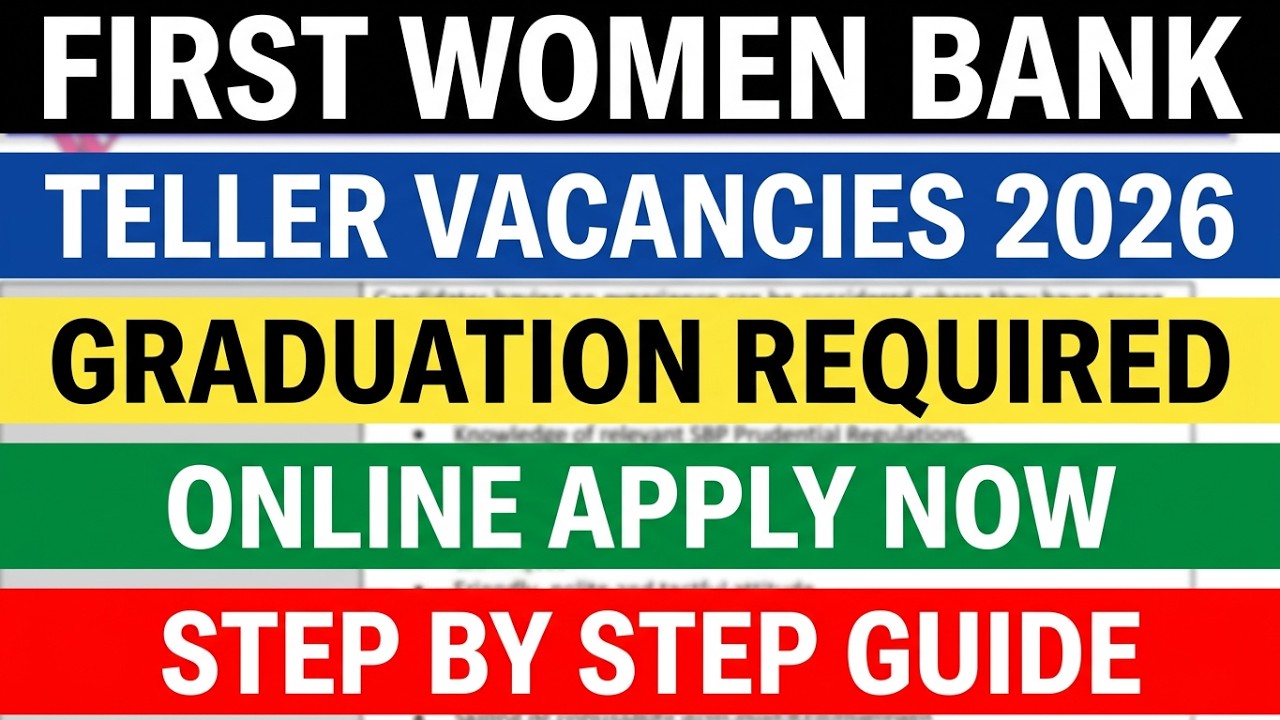 First Women Bank Jobs 2026 | Teller Jobs | How To Apply Online Step By Step