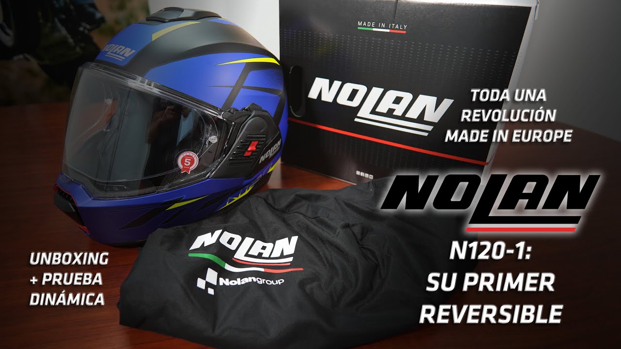 Nolan N120-1, el primer casco reversible de la marca… ¡y sigue siendo fabricado en Italia!