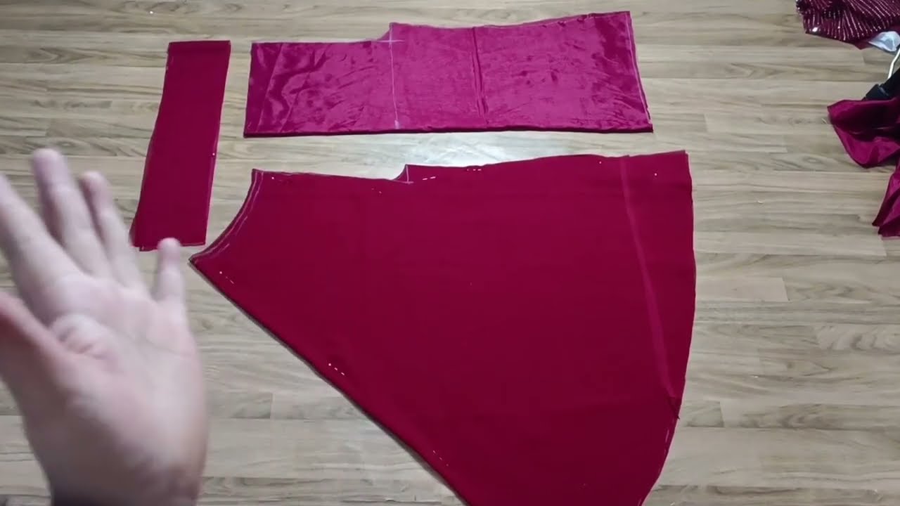 Full circular plazo की कटिंग करना सीखिए अस्तर के साथ. How to cut circular plazo with lining.
