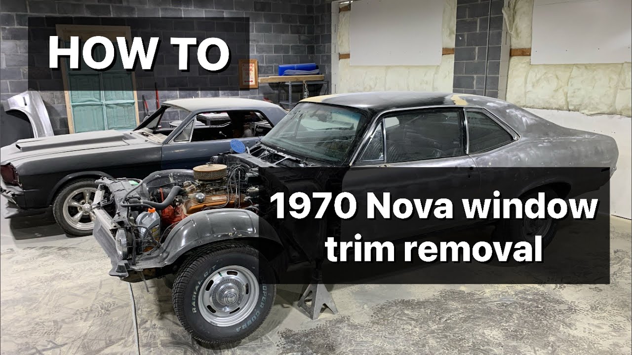 How to Ep1 Removing window trim on 1970 Nova