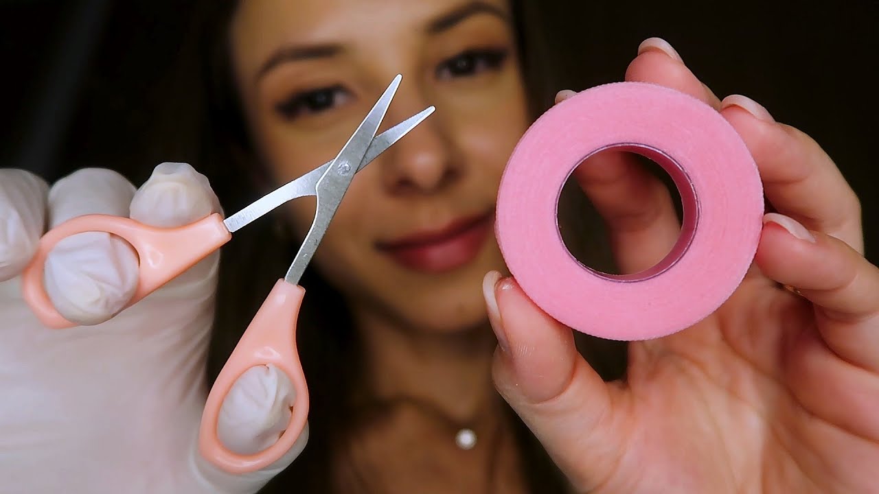 ASMR PARA DORMIR RÁPIDO 🛌 extensão de cílios bem pertinho e sussurros suaves 💤 