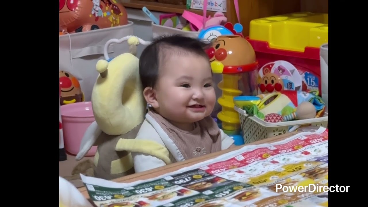 【生後7ヶ月】むちむち大将時代　ゴロゴロ　ハイハイ　つかまり立ち練習をしていた👶　