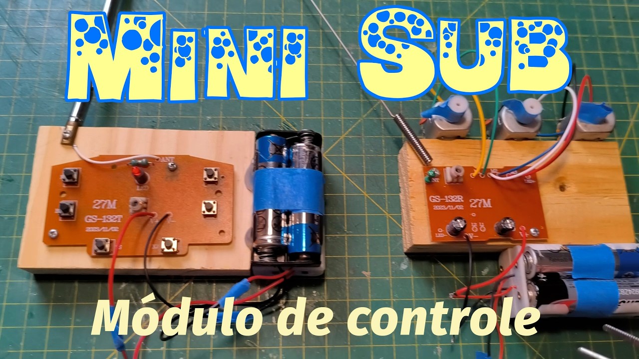 Mini submarino - módulo de controle remoto