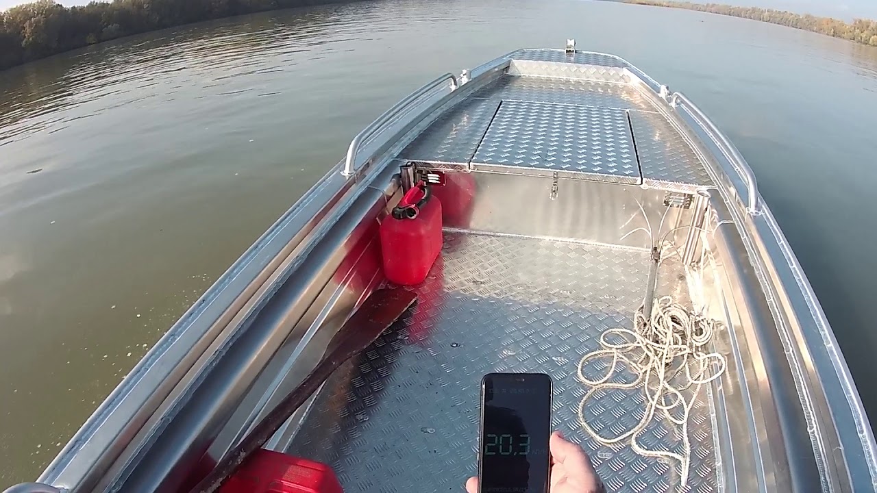 Alu nautika liman i Yamaha 8hp speed test 1