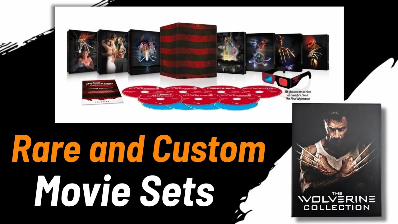 Nightmare On Elm Street 4K Steelbook Set Unboxing, Custom Blu-Ray Movie Sets, and More!