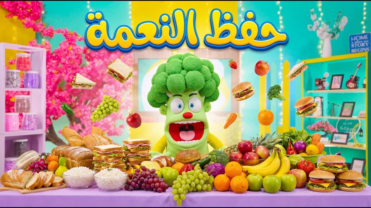 بروكلي سيطر على كل الاكل  - حفظ النعمة في #جنة_المرح