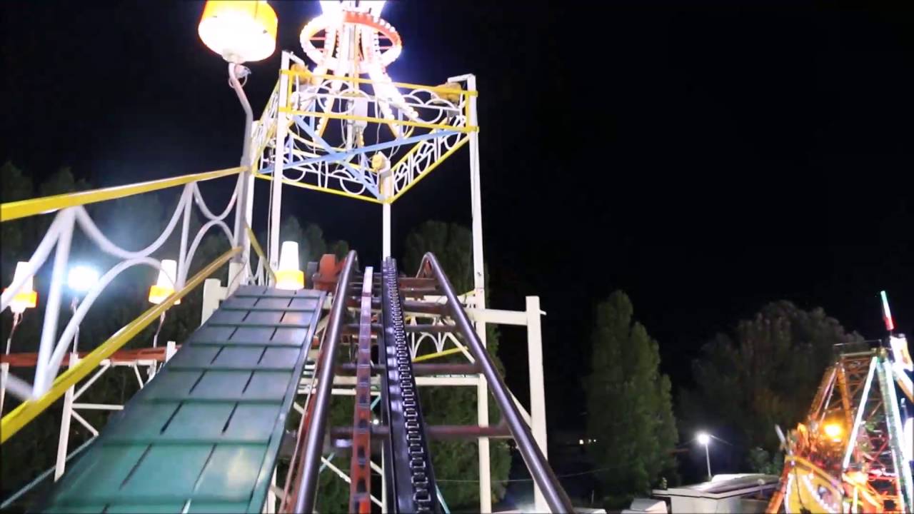 2016 Bibione Luna Park Achterbahn (Scream 2)