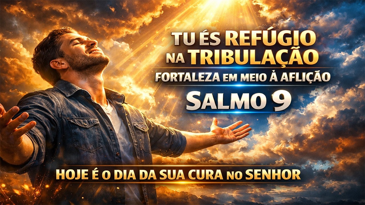 SALMO 9 - Tu És Refúgio na Tribulação | Louvor que Traz Cura, Força e Esperança 🙏🔥