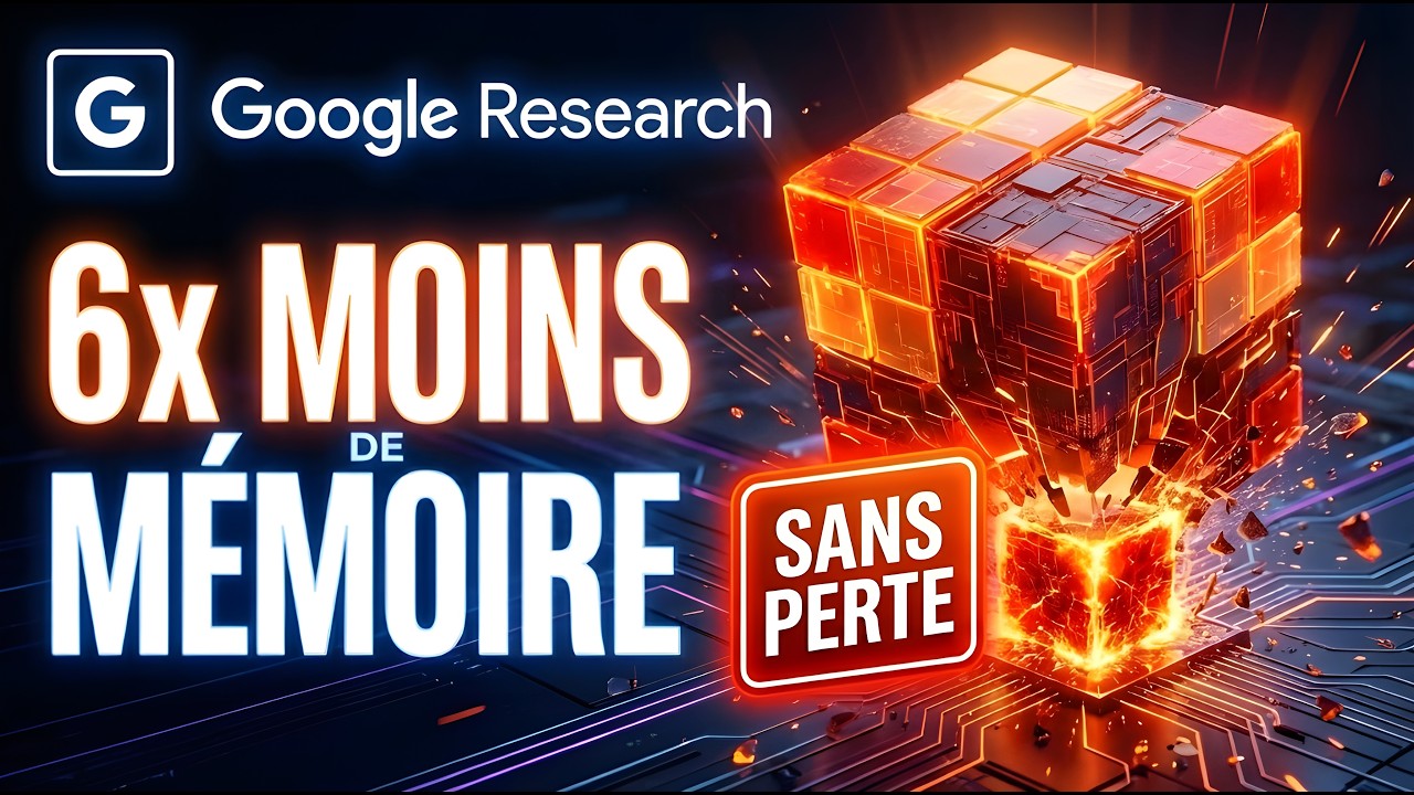 🔥 TurboQuant : Google R&eacute;volutionne la taille et vitesse des IA ? 😱