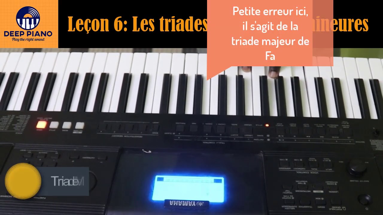 Former les triades (accords) majeures et mineures en 8 minutes | Deep Piano