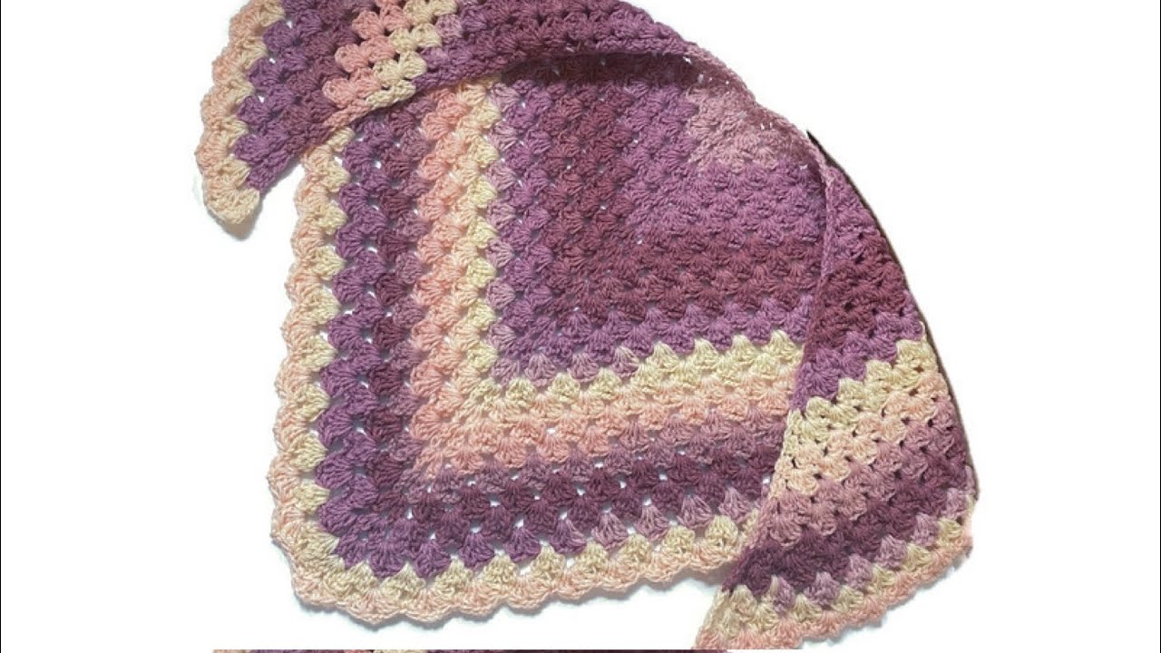 Châle au crochet original  : simple et facile à réaliser