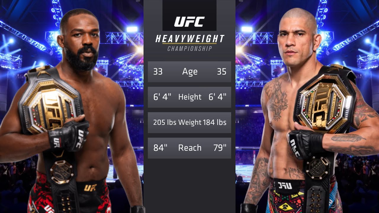 Jon Jones vs Alex Pereira Full Fight - UFC 4 Fight Of The Night