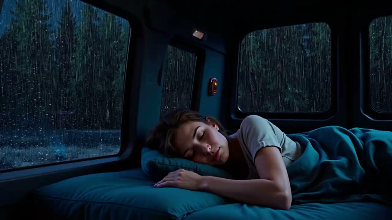 Gentle Rain Outside Window at Night 🌧️ Relaxing Rain Sounds for Deep Sleep & Calm Mind