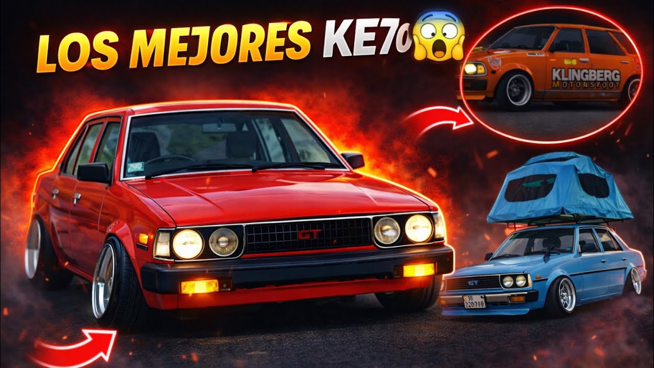 Лучшая Toyota Corolla KE70 | Стиль и модификации в стиле олдскул JDM