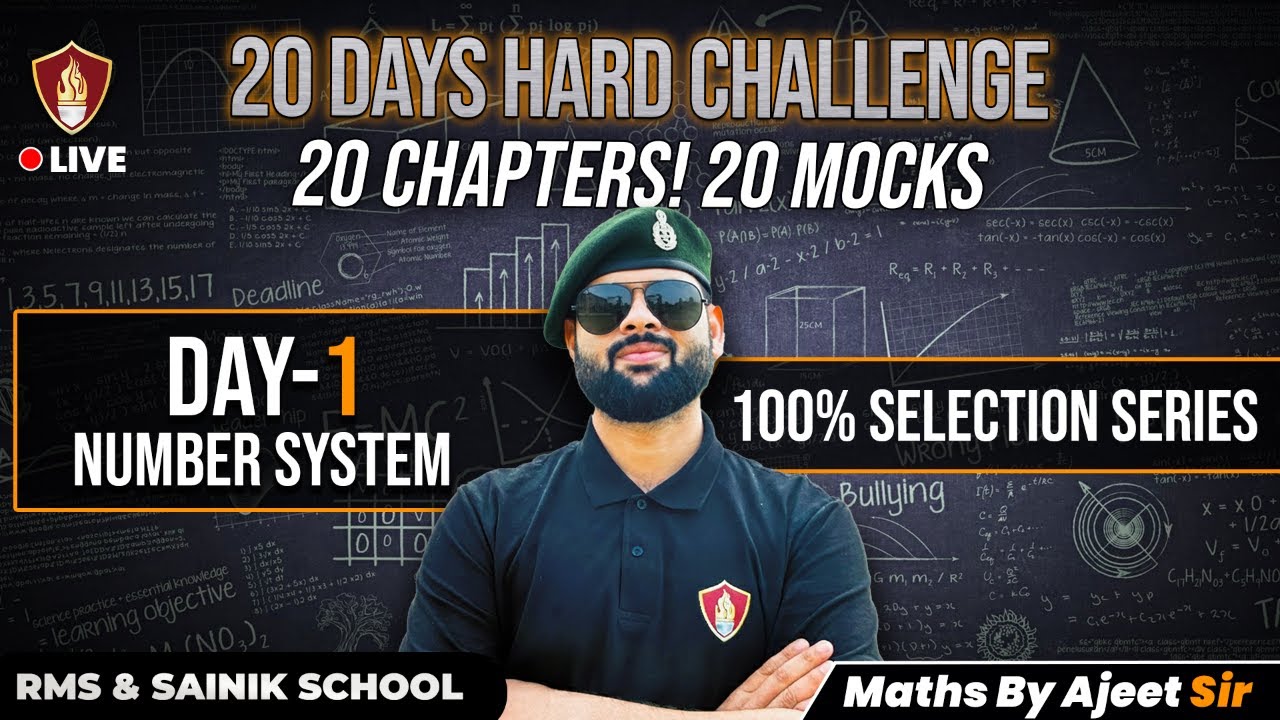 RMS & Sainik School | Number System Chapter | Mock Questions | AISSEE Coaching Math Class 6