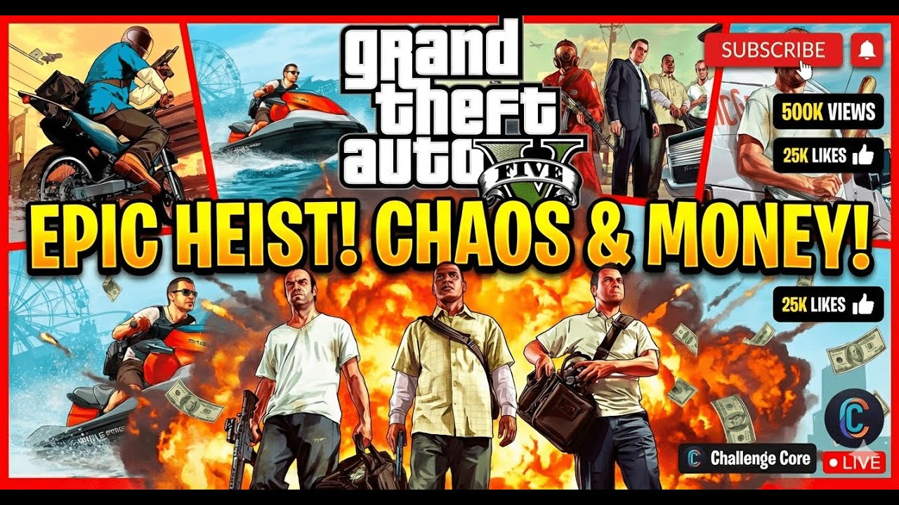 GTA 5 Live Stream | GTA V Online Gameplay | Police Chase & Free Roam 🔥