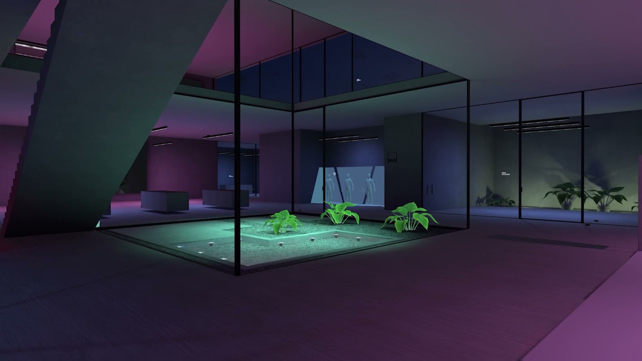 RAUM: Scaramanga design office (day & night)