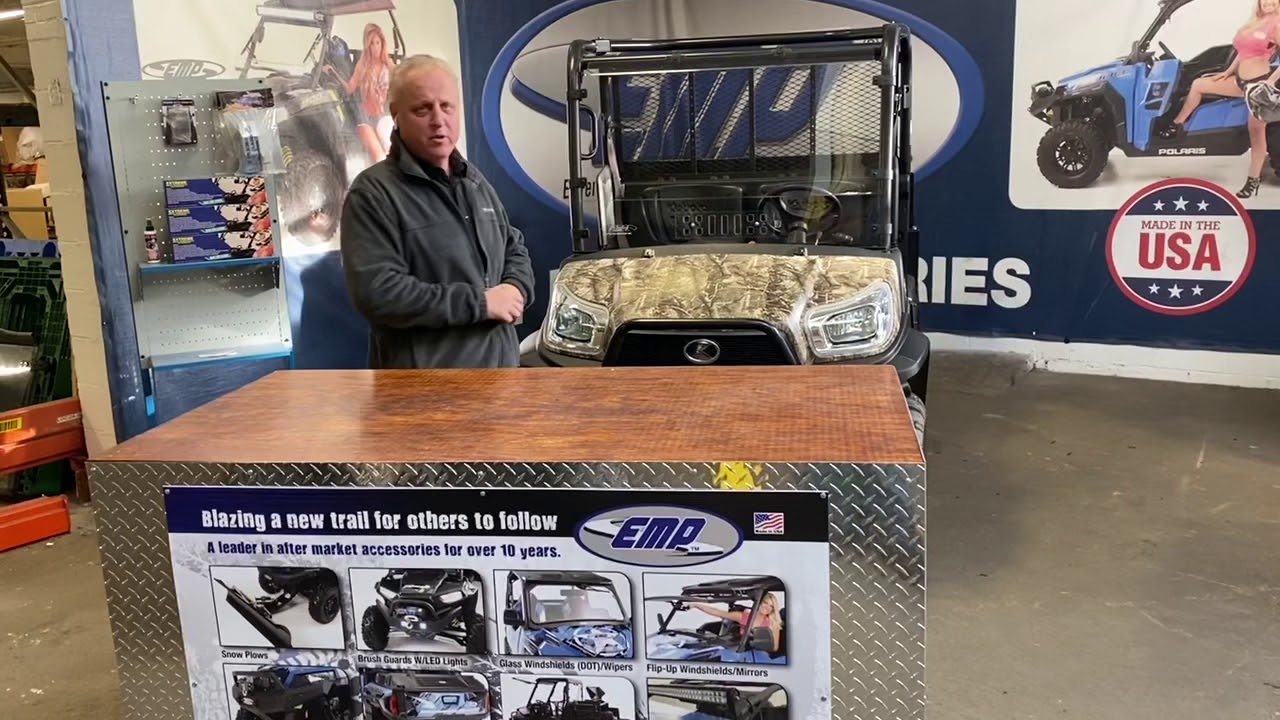 Kubota RTV Hard Coated Polycarbonate Windshield P/N 14061