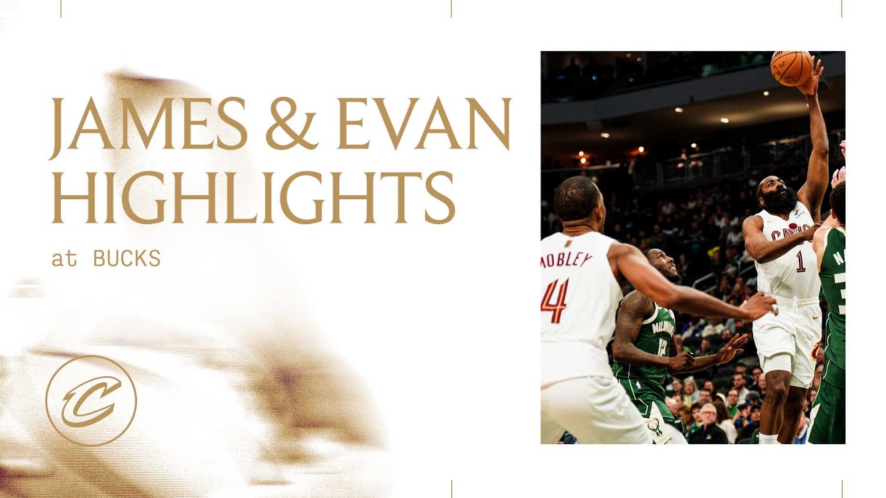 Cavs at Bucks | James Harden & Evan Mobley Highlights | 03.17.2026