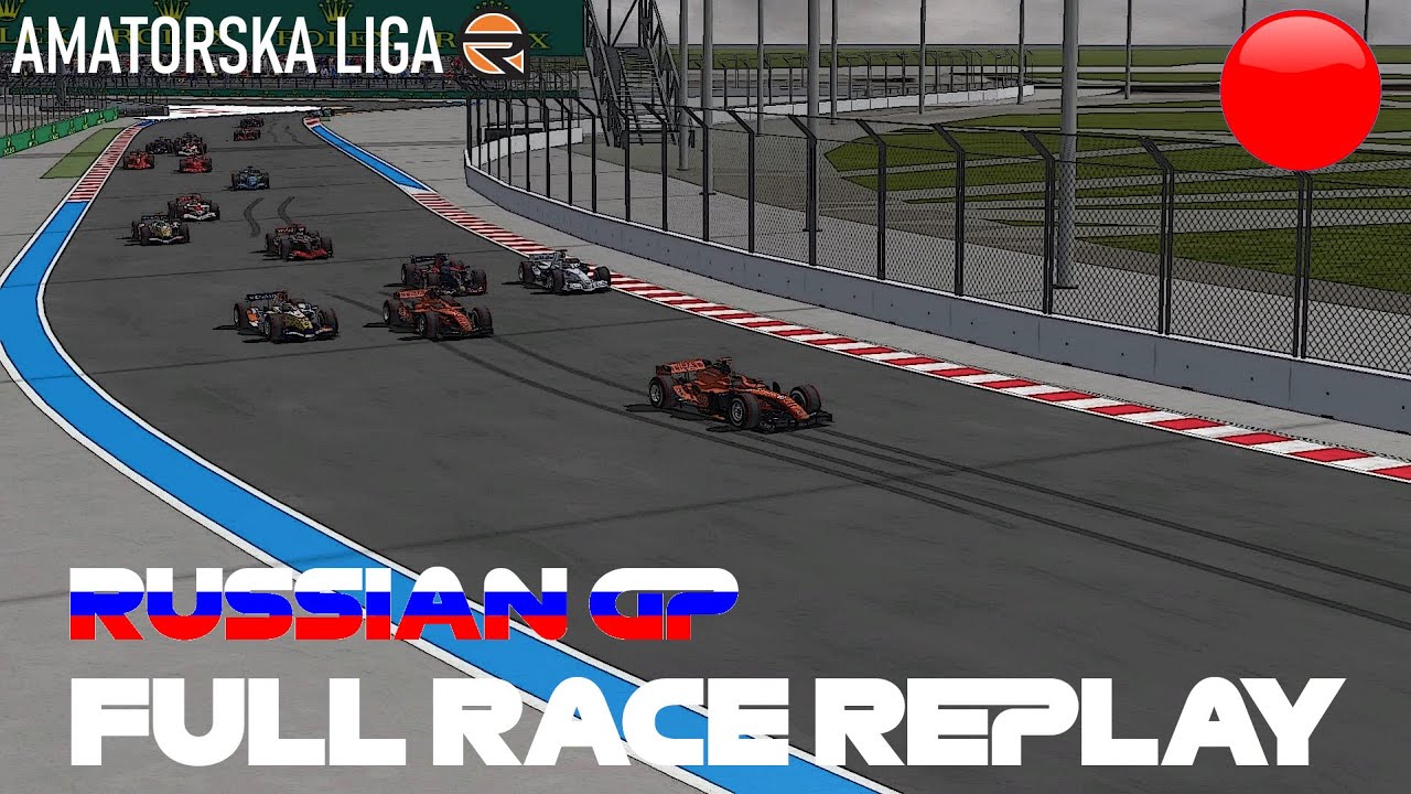GP Rosji, Runda 9, Sezon III - Amatorska Liga rFactor | FULL RACE REPLAY
