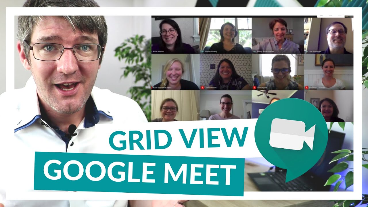 Grid or Gallery View for Google Meet (It's Amazing!)