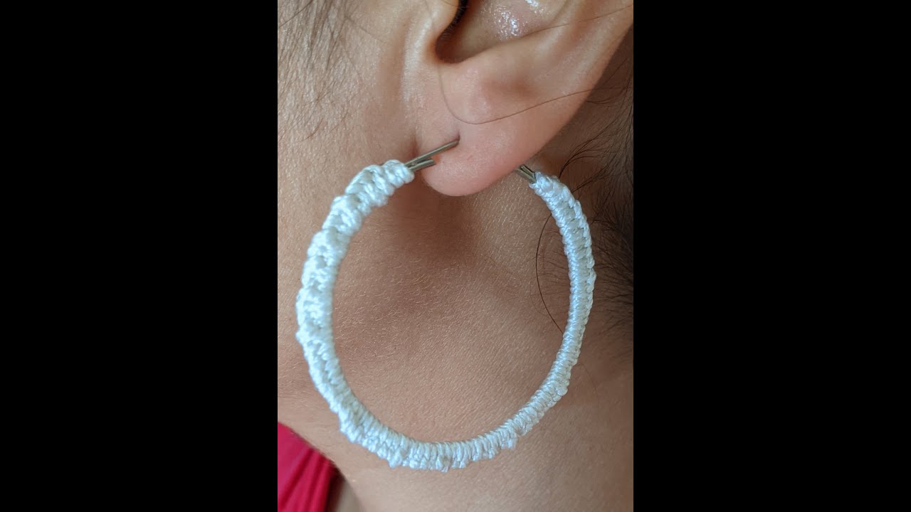 ✨ Boho Chic DIY: Macramé Earhoops Tutorial for Beginners! ✨