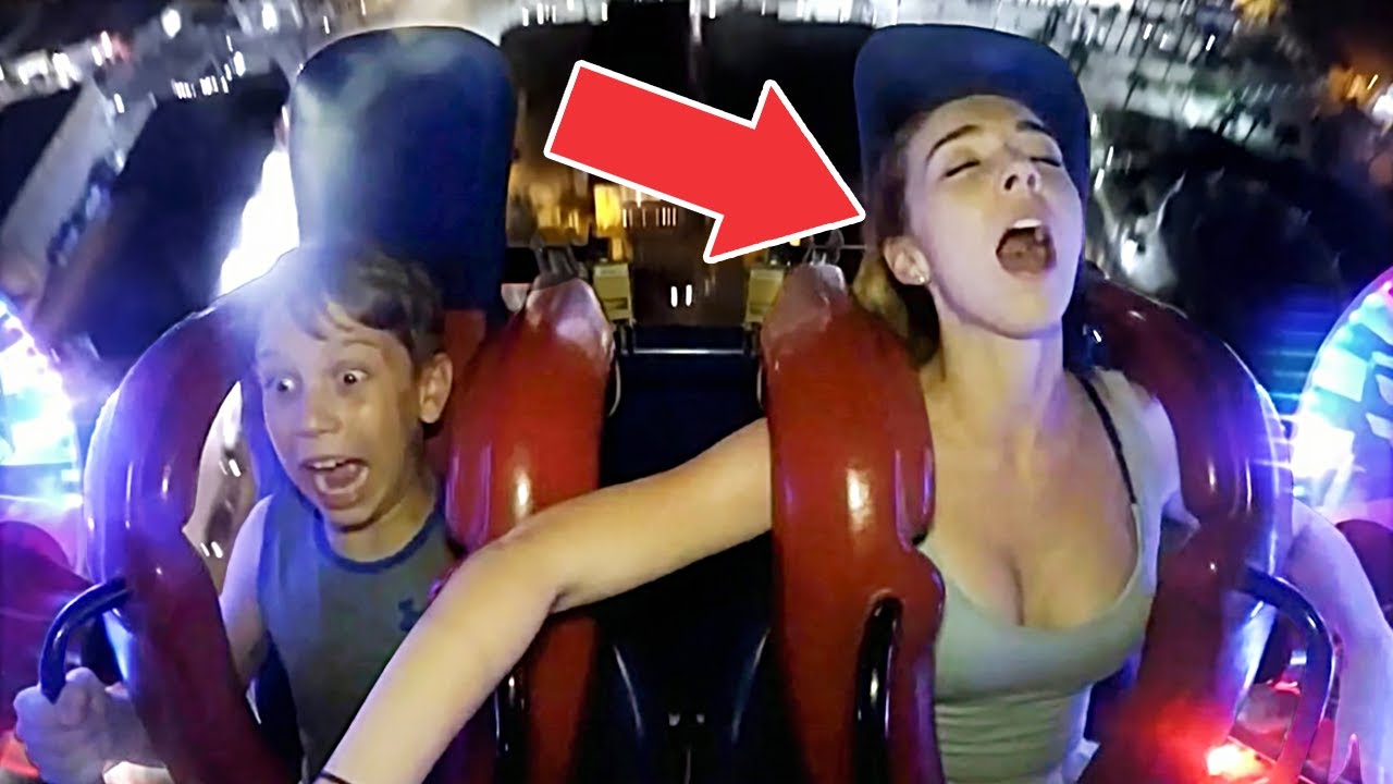 20 Funniest Slingshot Ride Reactions