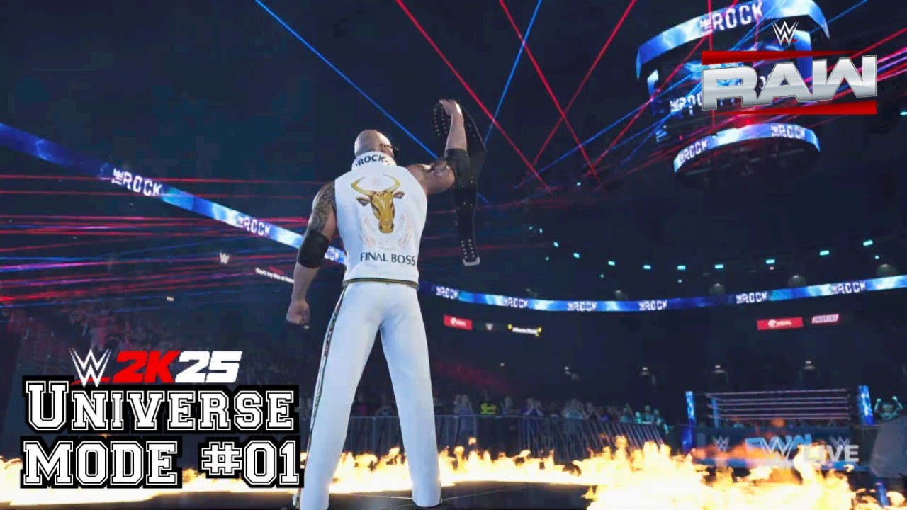 THE ROCK eröffnet RAW! - WWE 2K25 | Universe Mode [Deutsch] #01