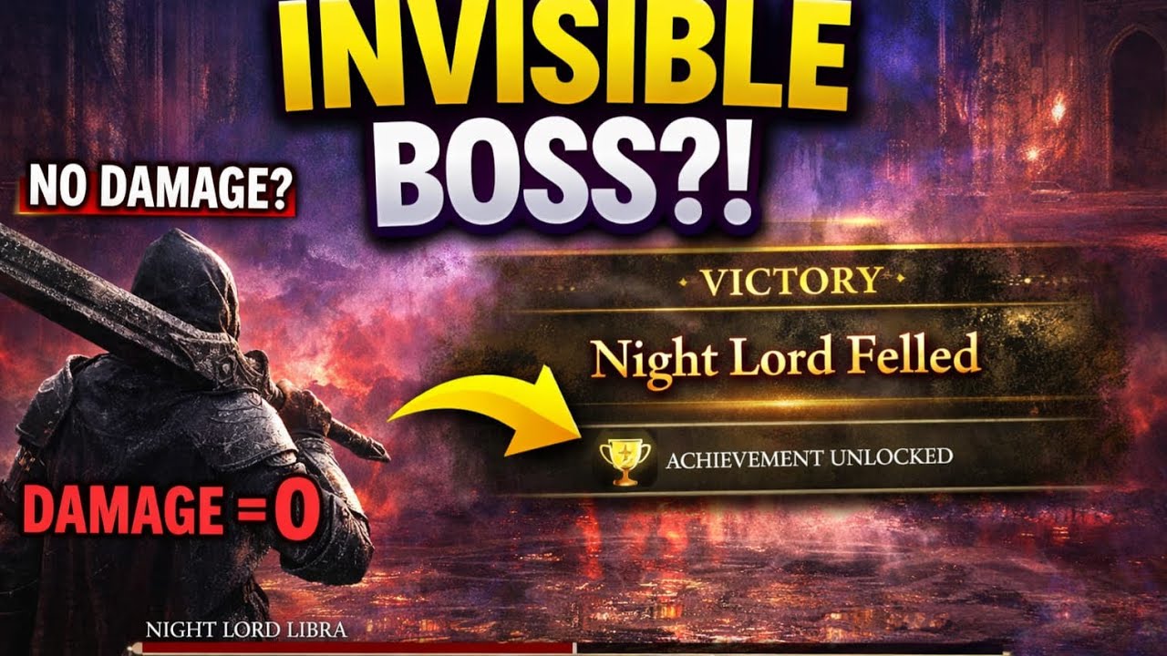 Invisible Boss Fight in Elden Ring Nightreign (Co-Op Bug) #pcgaming #eldenringnightreign #gameplay