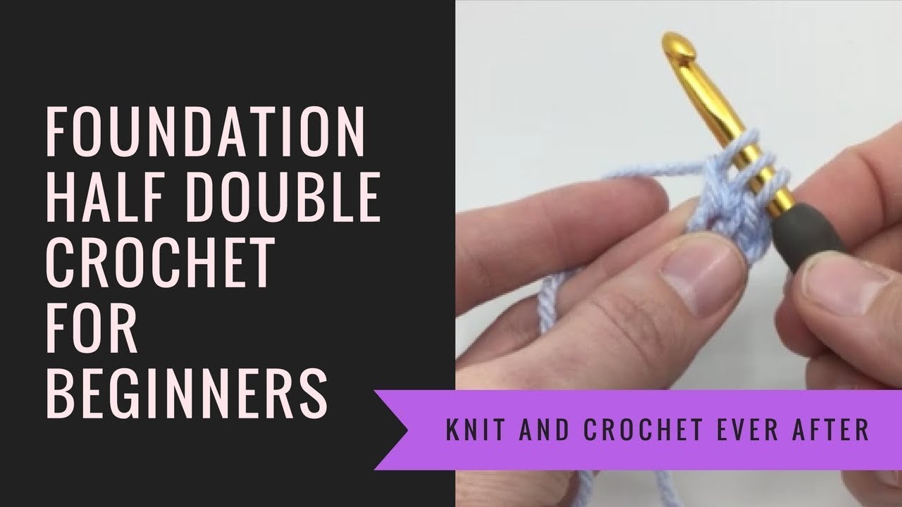 Foundation Half Double Crochet Tutorial #1: How to do a FHDC in Crochet - Bonus Trick Included!
