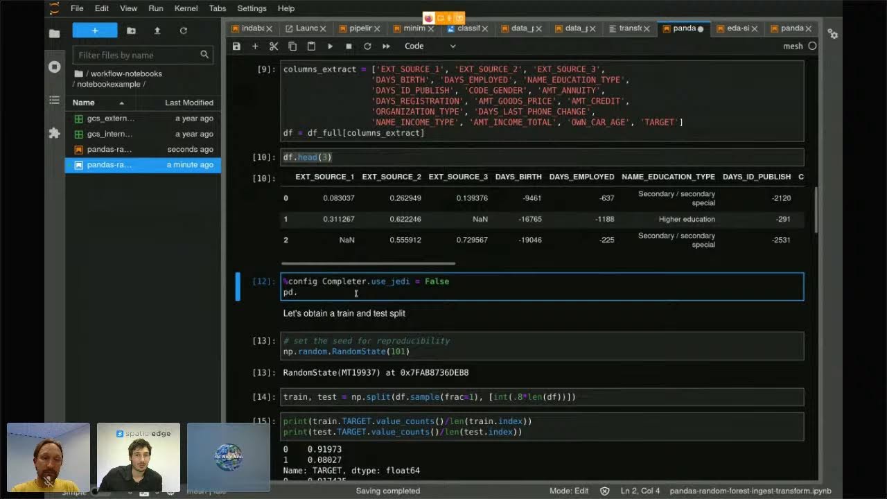 Spatial Edge - Tutorial on Notebook workflows for reproducible data science. [IndabaX SA 2021]