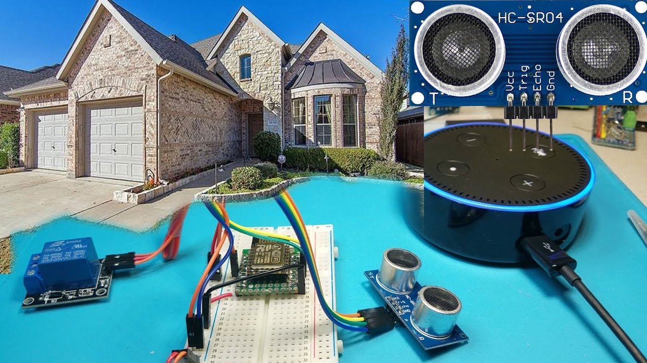 IOT Home Automation with Alexa Skills| Garage Door switch with ESP8266 Part 1| Tutorial # 8