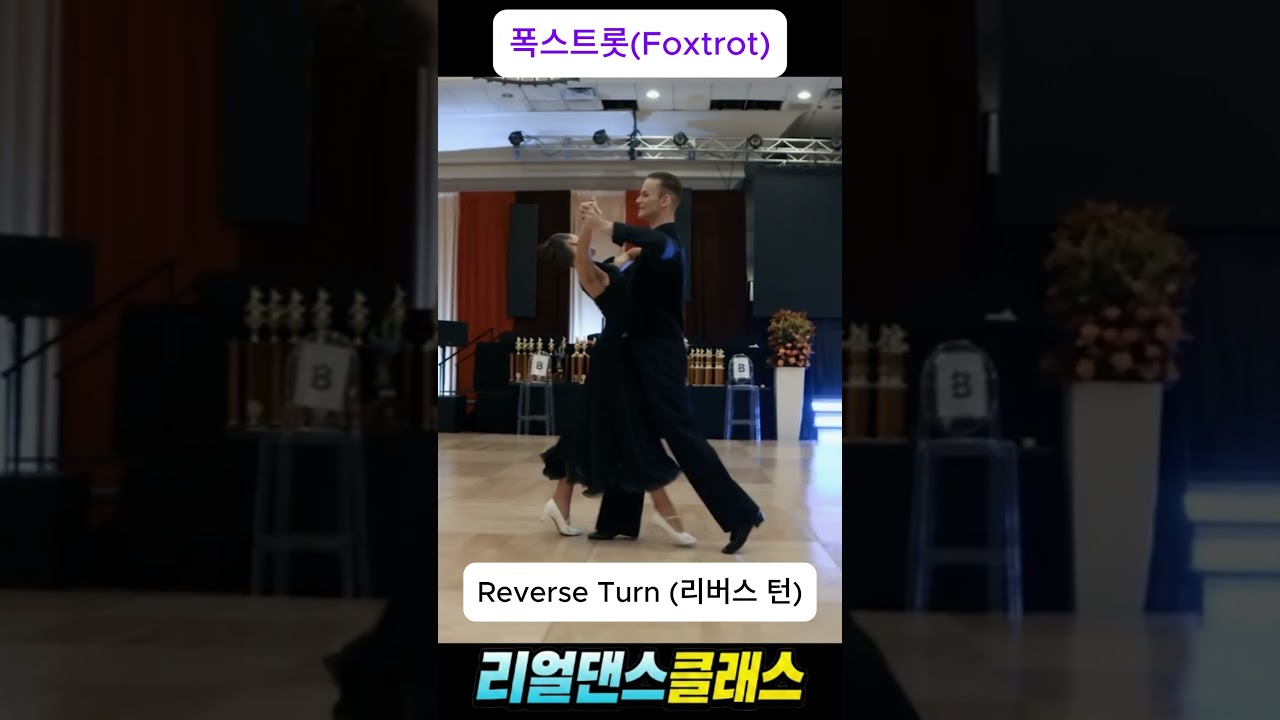 폭스트롯 회전이 뚝뚝 끊긴다면? '리버스 턴' 부드러운 회전의 비밀 (SQQ)_Foxtrot Reverse Turn