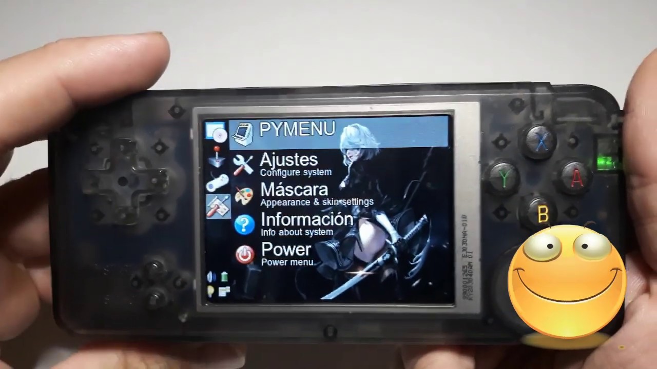 Tutorial RetroGame RS97 configurar emuladores, juegos y carátulas con Pymenu