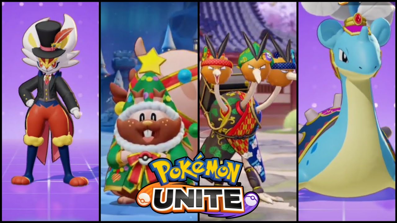 All Pokémon and their costume from Pokémon unite 2024 | Part 1