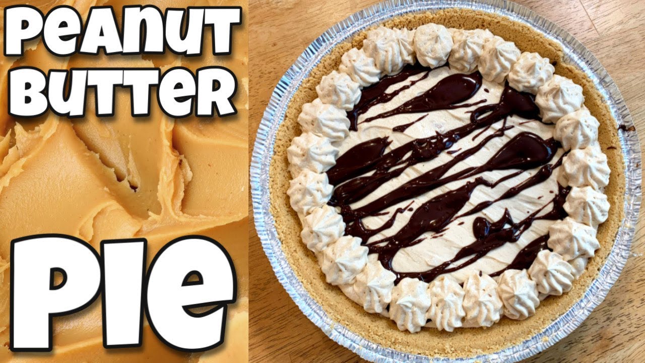 Best Peanut Butter Pie Ever! 😍 Easy (No Bake) Recipe!  SO DELICIOUS!!