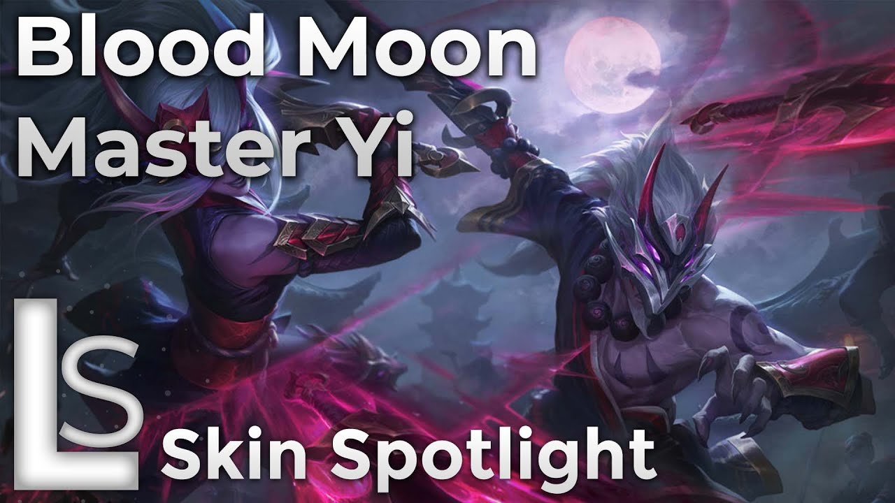 Blood Moon Master Yi - Skin Spotlight - Blood Moon Collection - League of Legends