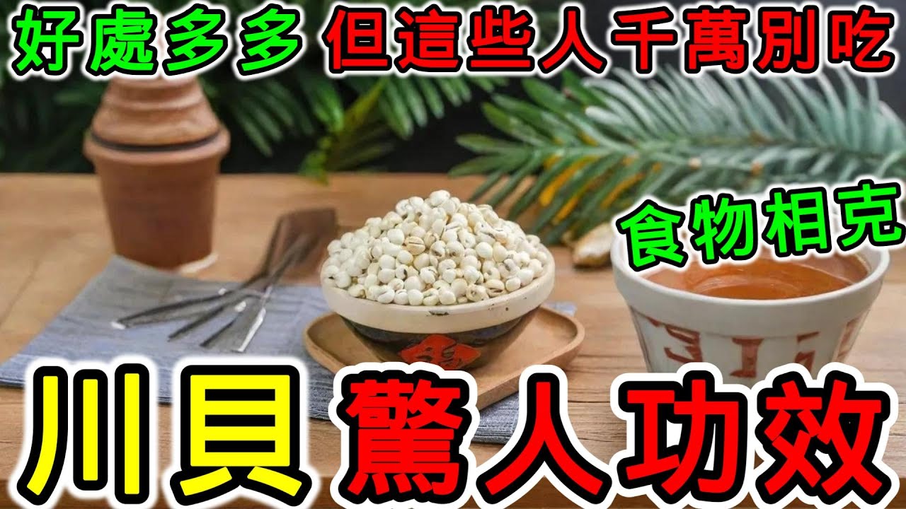 震驚！川貝母的這些知識，60歲以上的你必須知道！川貝母的營養價值，川貝母的功效和好處，川貝母的副作用和壞處，川貝母的禁忌，川貝怎麼吃？川貝不能和什麼一起吃？哪些人不能吃川貝？